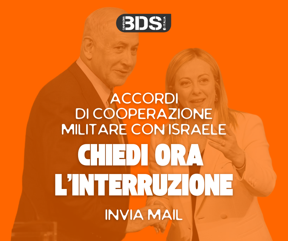Chiediamo interruzione accordi militari