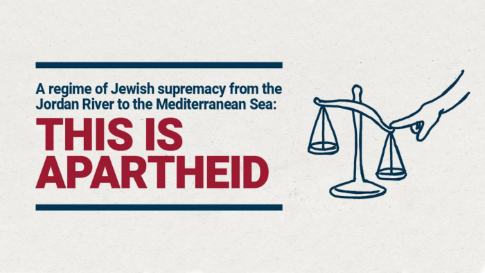Importante ONG israeliana: Israele è un regime d’apartheid.