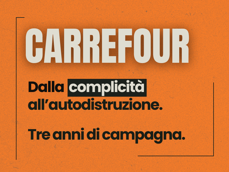 Carrefour Tre anni di campagna